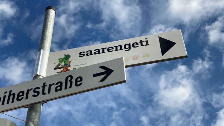 Saarengeti_Schild