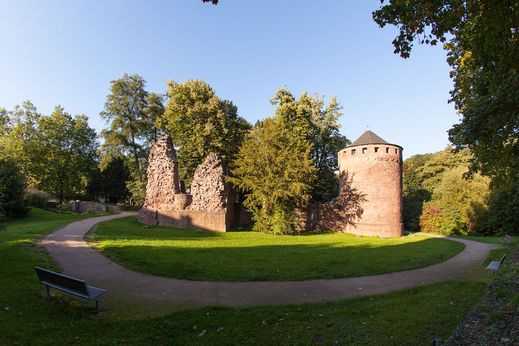 Weg um die Burg Kerpen