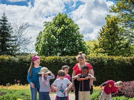 Kinder beim spielen auf Finkenrech