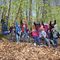 Kinder beim Kinderprogramm Waldindianer im Wald