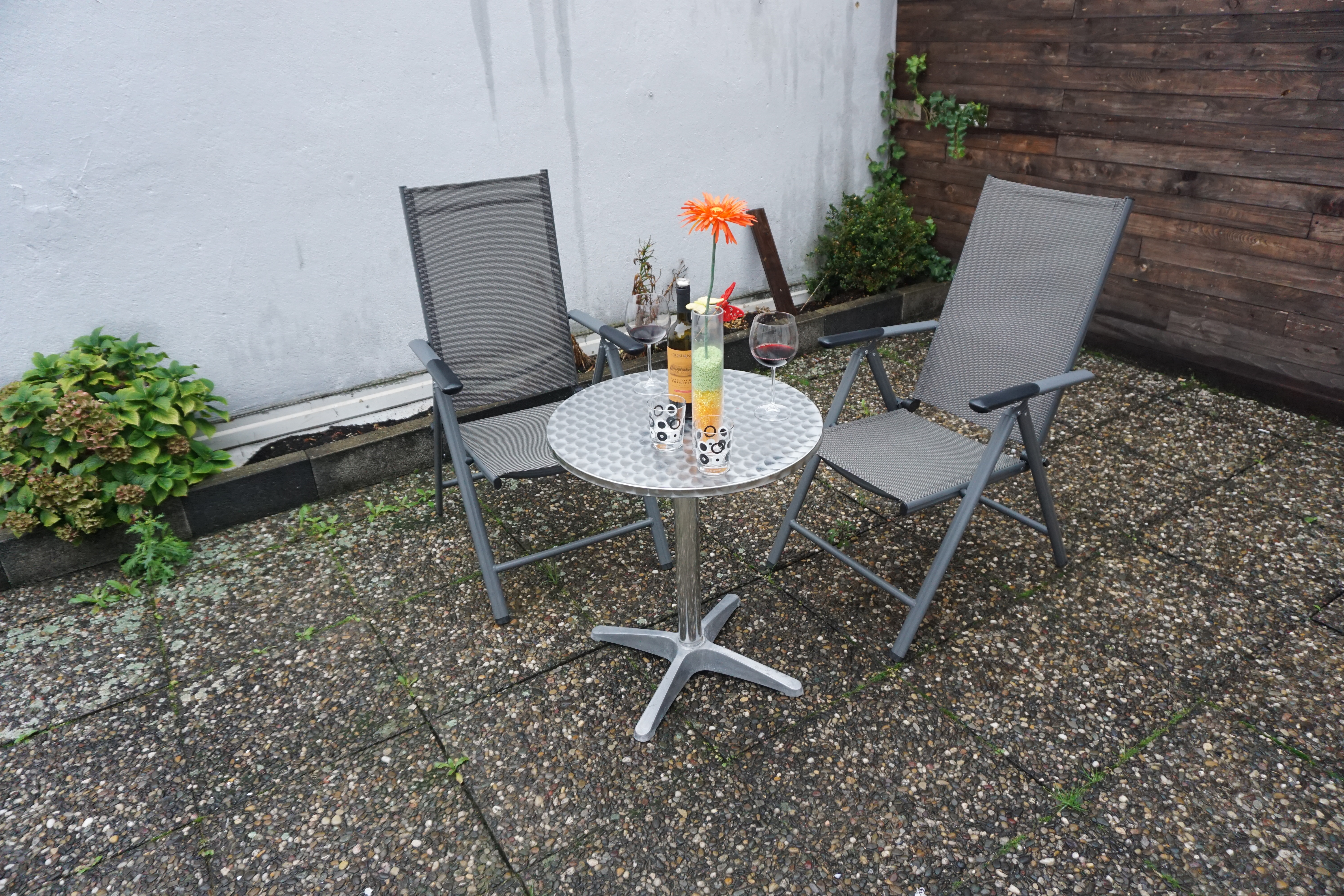 Sitzecke auf der Terrasse