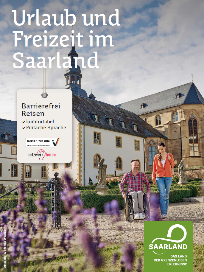 Broschüre Barrierefrei Reisen im Saarland